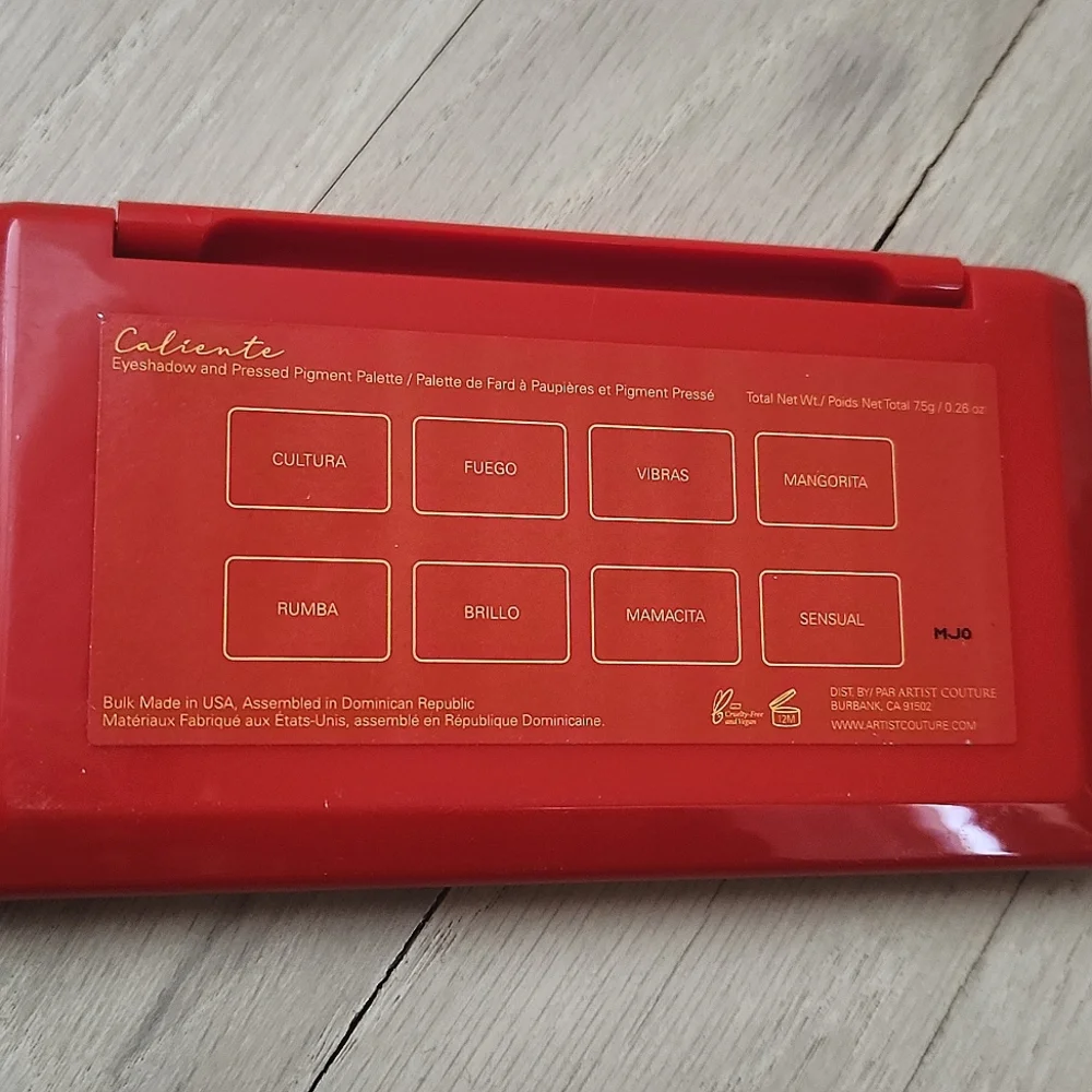 Artist Couture Caliente Hot + Spicy Summer Eye Shadow Pressed Pigment Palette